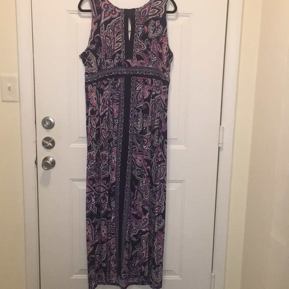 Navy Blue Maxi Dress